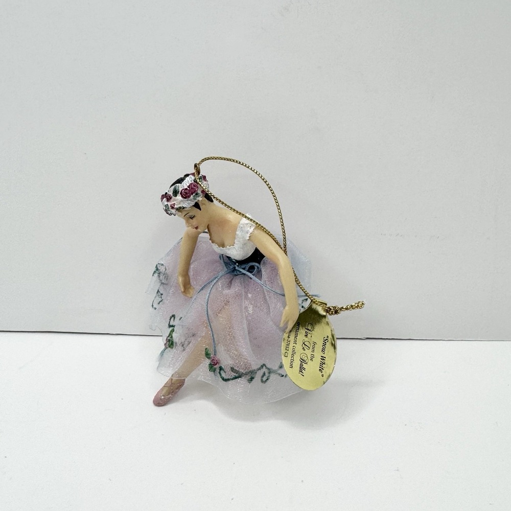 Ashton Drake Heirloom Ornament Vive Le Ballet Ballerina Snow White - Picture 4 of 8